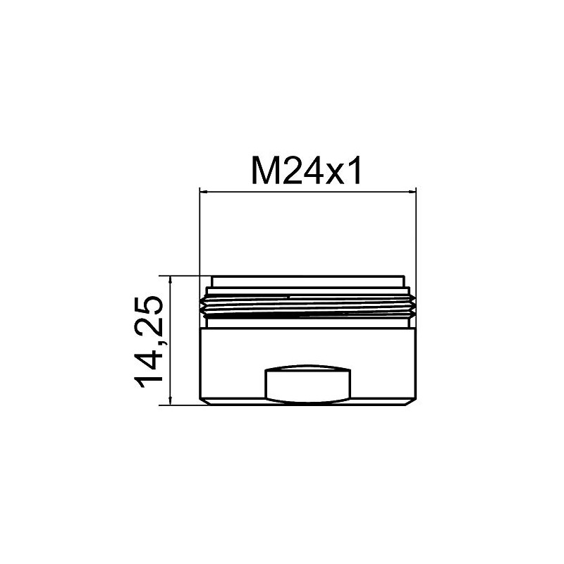 Aerator (Longlife), External Thread M24/1, Set of 5