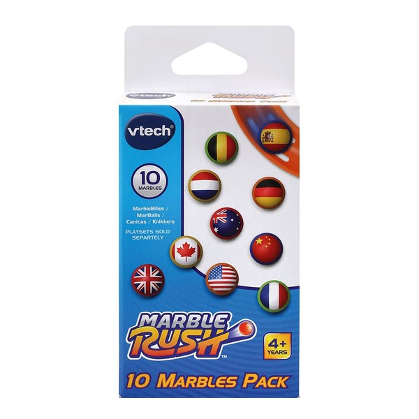 VTech- Marble Rush-Set di 10 MarBalls Pista per Palline, Multicolore, 80-419549
