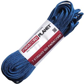 PARACORD PLANET 50 Mil-Spec Commercial Grade 550Lb Type Iii Nylon Paracord Reflective Royal Blue