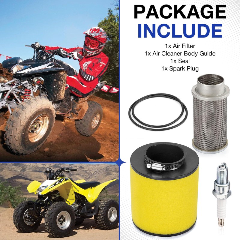 Air Filter Cleaner Body Guide Seal Spark Plug for Honda