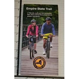 NEW YORK EMPIRE STATE BIKING & MORE TRAIL MAP.  MOST RECENT YEAR ( 2024+/-) MINT