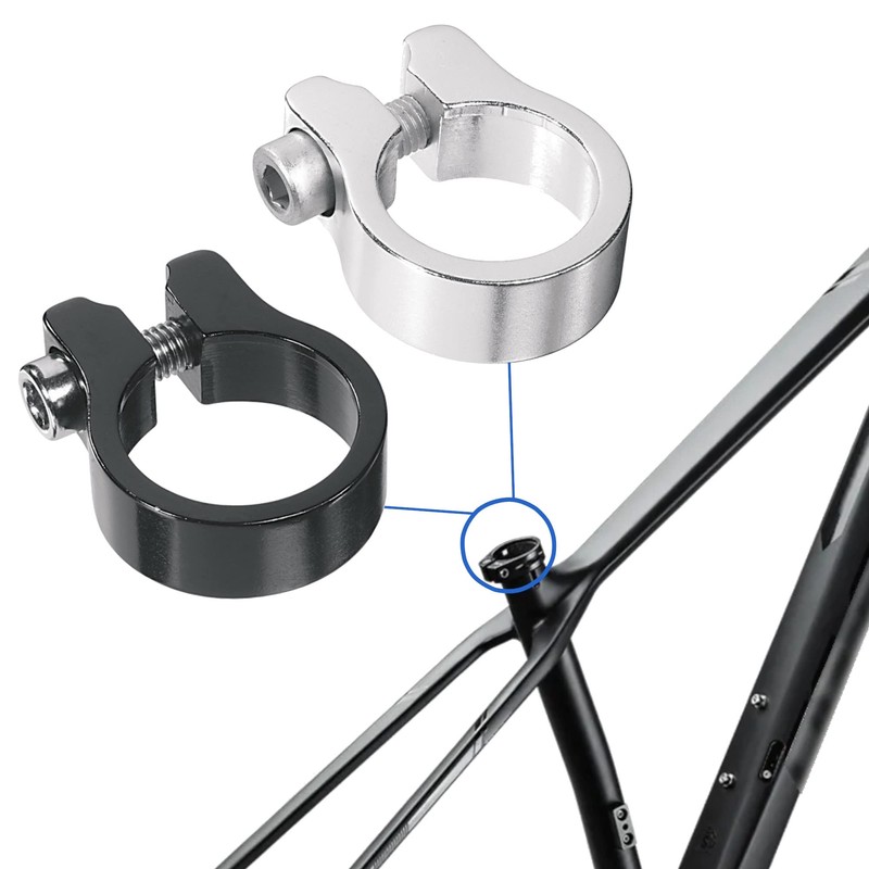cyclingcolors Bicycle Seat Clamp, Lightweight Aluminium Seat Clamp, Clamp Suits,