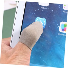 Operitacx 5Stücke Ultra Dünne Fingerhülsen für Touchscreen Spiele Schweiß Fingerabdeckung Rutschfeste Daumenhülle Mobile Spiele für Verbessertes Spielerlebnis