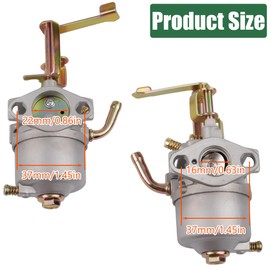Qiuwanzia GEN1100 Carburettor for Buffalo Tools Sportsman GEN154 2.8HP 1500w 2000W, for GEN1100 GEN (1500/2000 Watts) Homelite HGCA1400 1400 Watt 4-Stroke OHV Motor