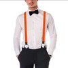 Buyless Fashion Button End Suspenders for Men - 48" Adjustable