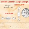 Qulltk Double Magnetic Necklace Clasps and Closures 18K Gold and