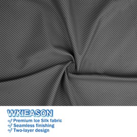 WK IEASON 1pc Multifunctional Silk Cooling Headband Neck Gaiter Scarf, Bandana Summer Face Scarf and 1pc Sport Headband for Men and Women, Ice Silk Feeling and Quick Dry