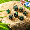 Aoriher 7-Piece Polyhedral Dice Set with Bag Compatible with Dungeons