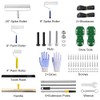 Self-Leveling Tool Kit with Rake, Spiked Roller, Spiked Shoes and