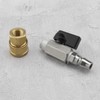 Compressed Air Quick Release Coupling Pneumatic Ball Valve Dosing Valve