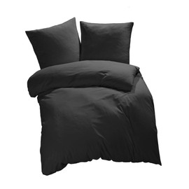 ETÉREA Microfibre Bed Linen 140 x 200 cm + 70 x 90 cm - All-Season Bed Linen Duvet Cover Plain - Bed Linen Set with Pillow 140 x 200 cm Duvet Cover + 70 x 90 cm Pillowcase Microfibre Made in Green -