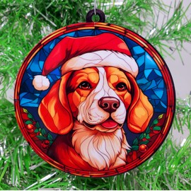 Generic Beagle Santa Claus Dog Ornament