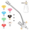 HOUSEEN Foam Cannon Dual Connector with 7 Spray Nozzles, Pressure