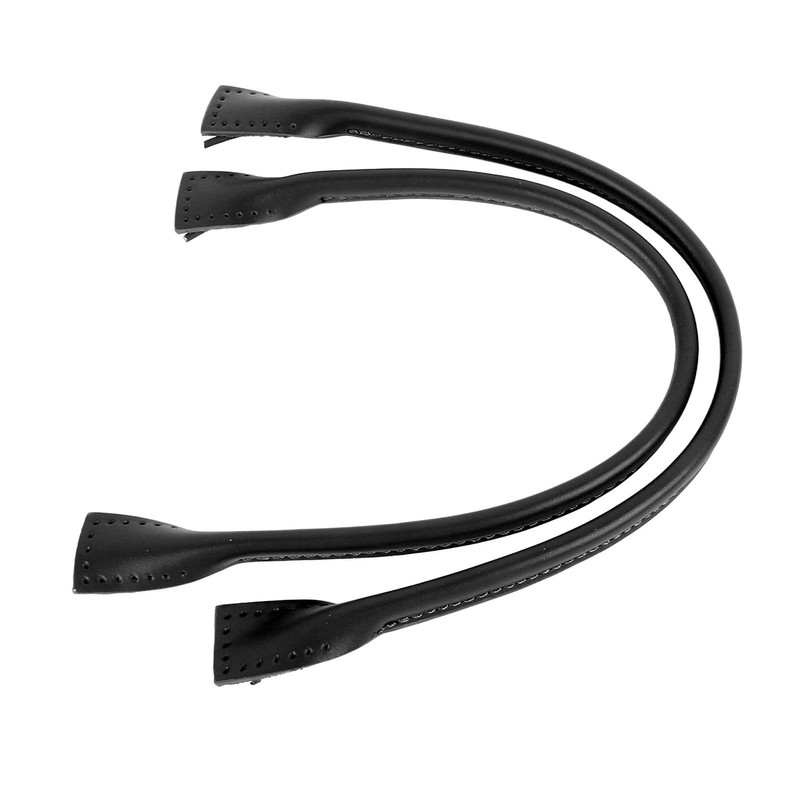1 Pair Leather Bag Handles DIY Handcraft Sew On Ear