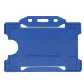 ALG ID Cards® Single Identity Card Pass Badge Holder (Blue)