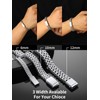 ChainsHouse Mens Chain Bracelet, 316L Stainless Steel Franco Bracelet, Cuban