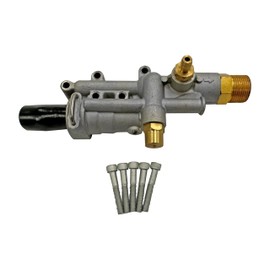 SIMPSON Cleaning 7113372 Manifold Replacement Kit for OEM Technologies 510005, 520002 Axial Cam Pressure Washer Pump, Silver