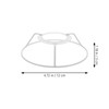VOSAREA 2 Sets of Lampshade Ring Frame E27 Lampshade Holder