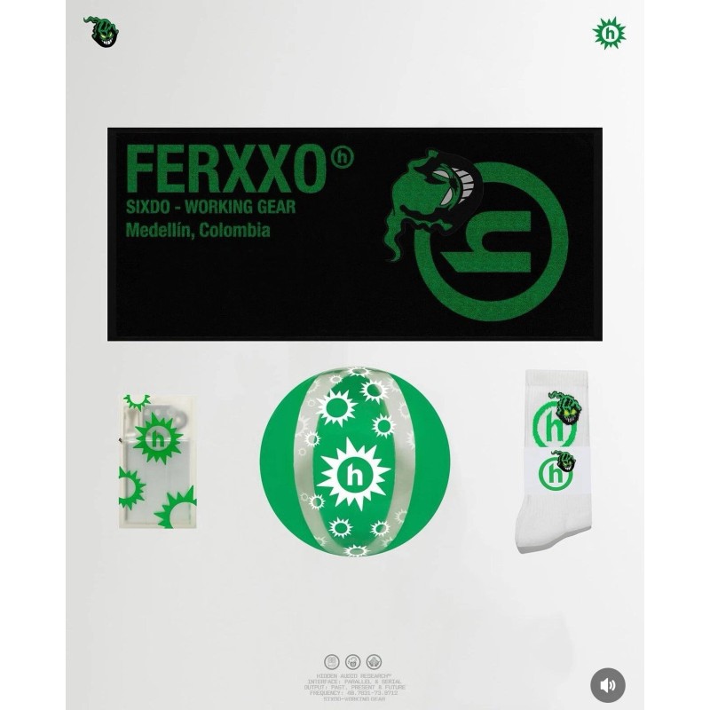 Hidden NY X Feid FERXXO White Socks New Ferxxocalipsis In