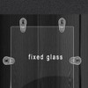 Glass Door Retainer Clips Kit for Cabinet Door, Glass Window,Offset