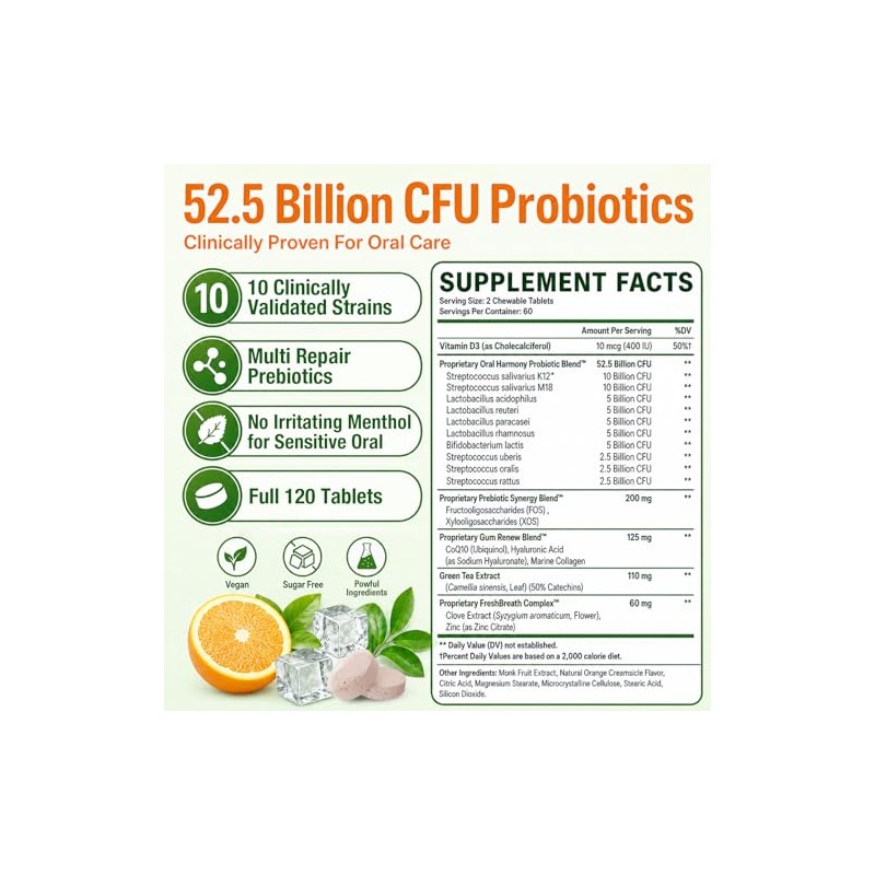 Voltexim Oral Probiotics for Fresh Breath and Gum Care
