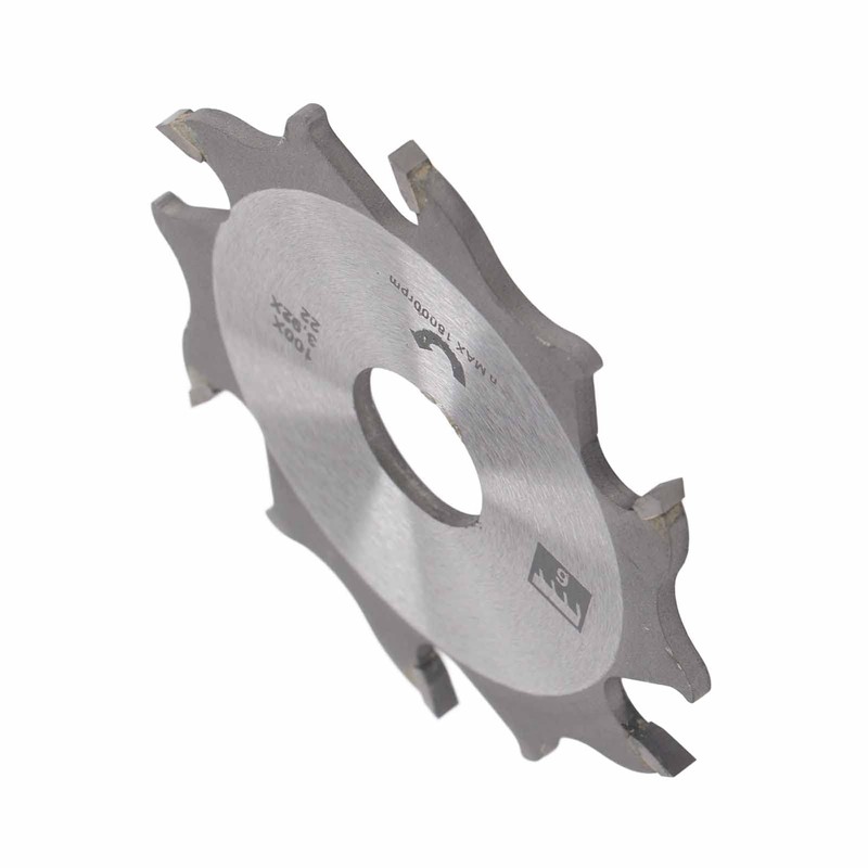 Fafeicy Carbide Biscuit Joiner Blade 100mm 4-Inch 8 Teeth 18000rpm