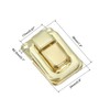 PATIKIL 12pcs 1.4" x 0.9" Toggle Catch Lock Jewelry Box