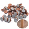 40pcs Round Heavy Duty Nail-on Felt Pad for Furniture Chair