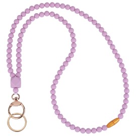 LEGENTLISUR Lanyard with ID Card Holder Lanyards for Women Removable Lanyard with ID Card Holder Cute Teacher Lanyard Gifts for Women Teachers (Lilac)