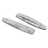 2pcs Exterior Chrome Door Handle ABS Plastic Automotive Outside Door
