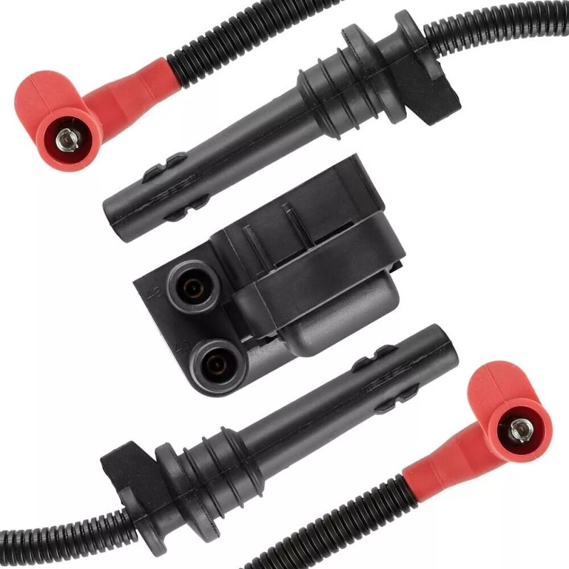 Polaris New Ignition Coil with Spark Plug Wires for Polaris