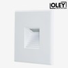 Oley Leuchten® Luma Stair Light, 230 V, Dimmable, IP54, Flush-Mounted