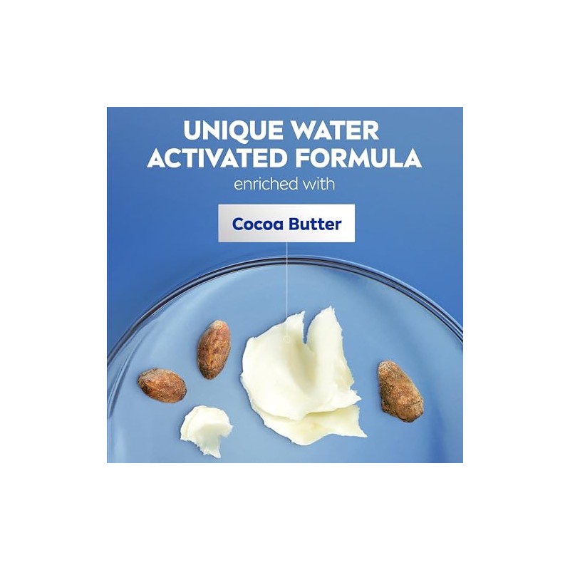 NIVEA In-Shower Cocoa Butter Body Lotion, 13.5 Ounce