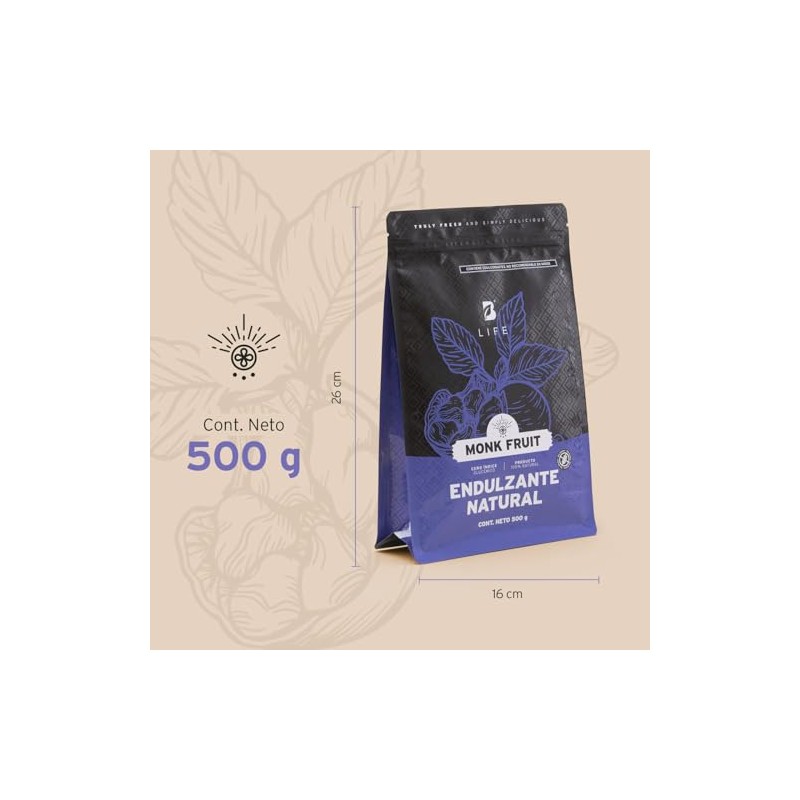 B Life Endulzante Fruta del Monje Puro 500 g