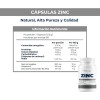 Naíma Zinc 500mg C/ Vitamina C y Jengibre 100 Cápsulas