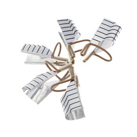 WOONEKY 5pcs Nail Extension Forms Aluminum Tip Clip Nail Art Tools Manicure Gel Art Reusable Beauty Tools