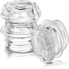 1Pc Transparent Modern Coffee Percolator Glass Top Replacement Transparent Glass Knob Top for Percolator Replacement Parts for Coffee Pot Coffee Filters,Espresso Machine Parts and Accessories