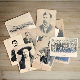 Jones Peak Lawmen Of The Old West Set Of 12 Photos (7" x 4.5")