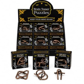 24 Pcs Brain Teaser Puzzles for Kids Teens Adults - Metal Puzzles 3D Puzzle Game Toys for Adults Teens Kids - Metal Unlock Interlocking Puzzle Adult I