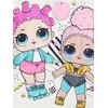 L.O.L. Surprise! Girls 2-Pack Bundle Set Glitterati, Sk8ter Dolls T-Shirt,
