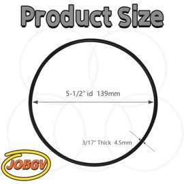 Paquete de 6 juntas tóricas WS03X10054 compatibles con GE HHRING para modelos de filtración en todo el hogar GXWH30C, GXWH35F, GNWH38F, GNWH38S, GXWH40L-Buna-N ORing