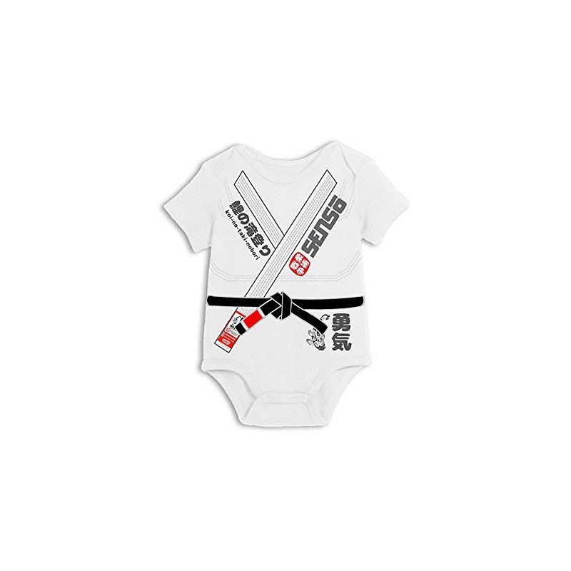 Baby Jiu Jitsu Bodysuit - Yuki Model BJJ Gi for