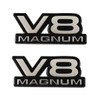 Door Side Emblem 3D Badge Logo Stickers Nameplate Replacement for