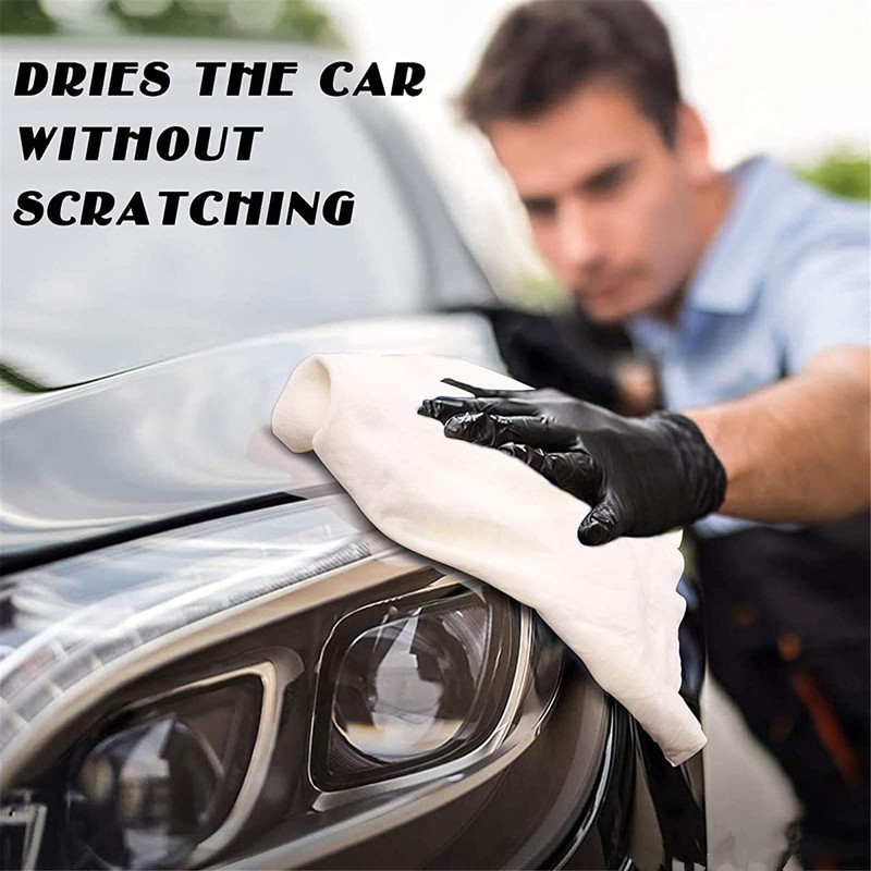 Turnart Genuine Chamois Leather for Car Drying Car Wash Shammy