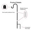 2 Pcs Shepherd's Crooks, Height Adjustable Festoon Pole, 80.5 CM/31.6