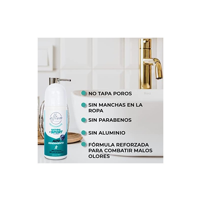 DESODORANTE NATURAL CON ÓXIDO DE ZINC/RICINOLEATO DE ZINC/ACEITE DE ALMENDRAS/BICARBONATO