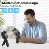 Portable fan, 4-speed adjustable portable battery-operated fans, USB rechargeable desk