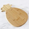 Totally Bamboo Pineapple Shaped Bamboo Wood Cutting Board and Charcuterie