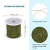 HARFINGTON 4 Rolls Nylon String Cord 45 Yards 0.4mm Nylon
