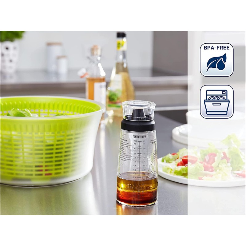 Leifheit Leifheit Salad Dressing Shaker, Black/Transparent